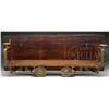 Image 1 : SALESMAN SAMPLE RAILROAD CAR WITH CARRYING CASE.