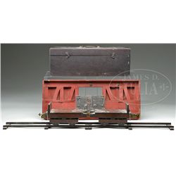LOT OF 2 RAILROAD CAR SALESMAN SAMPLES OR MODELS.
