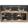 Image 1 : LOT OF 2 TRAIN CAR UNDERCARRIAGES.