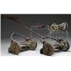 Image 1 : LOT OF 4 SALESMAN SAMPLE PUSH MOWERS.