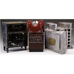 LOT OF 4 PATENT MODELS.