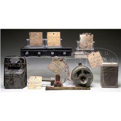 LOT OF 9 MISCELLANEOUS PATENT MODELS.