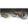 Image 1 : LOT OF 2 SALESMAN SAMPLE HAY RAKES.
