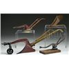 Image 1 : LOT OF 4 SALESMAN SAMPLE PLOWS.