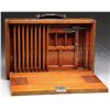 Image 1 : SALESMAN SAMPLE BARN DOOR WITH ORIGINAL CARRYING CASE.