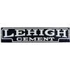Image 1 : LEHIGH CEMENT PORCELAIN SIGN.