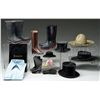 Image 1 : LOT OF SALESMAN SAMPLE MINIATURE HATS, BOOTS AND SHIRT.