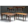 Image 2 : LOT OF 4 SALESMAN SAMPLE DINING ROOM TABLES.