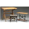 Image 1 : LOT OF 3 SALESMAN SAMPLE DRAFTING TABLES.