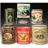 Image 1 : LOT OF 7 CANISTER TOBACCO TINS.
