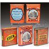 Image 1 : LOT OF FIVE VERTICAL POCKET TINS.