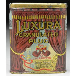 LUXURA UPRIGHT POCKET TOBACCO TIN.