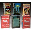Image 1 : LOT OF SIX VERTICAL POCKET TOBACCO TINS.