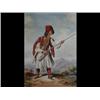 Continental School, 19th Century, a soldier holding a musket,  watercolour, 42.5 x 30cm £30-40...
