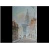 Image 1 : E*** Nevil, a street scene, Antwerp, signed, inscribed, watercolour,  27 x 18cm...