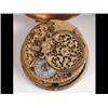 Image 1 : A Pocket Watch, the enamel dial with Roman numerals and winding  aperture, the verge fuSee moveme...