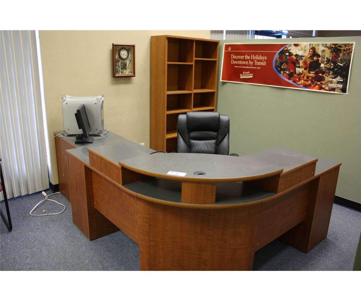 Contents Of Executive Office Including Corner Desk Office Chair