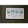 Image 1 : OLYMPIC PIN FOUR EVENT FRAMED ARTWORK