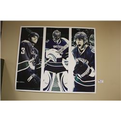 KESLER, LOUNGO, BURROWS CANUCKS POSTER