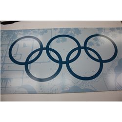 BLUE OLYMPIC RING FOAM CORE POSTER