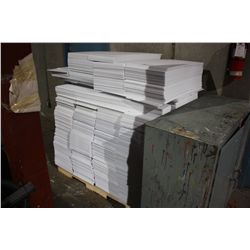 PALLET OF SIGN BOARD