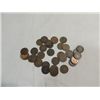Image 1 : LOT 35 MIX DATE CIRCULATED INDIAN HEAD PENNIES