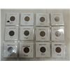 Image 1 : LOT 12 CIRCULATED WHEAT PENNIES: 1919, 20, 26, 27,