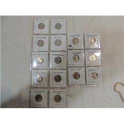 LOT 16 MODERN JEFFERSON NICKELS (10) COMMEMORATIVE