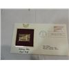 Image 1 : 1991 FIRST DAY ISSUE COVER & 24 KT GF STAMP