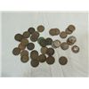 Image 1 : LOT 35 CIRCULATED MIX DATE INDIAN HEAD PENNIES.