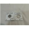 Image 1 : LOT 2 1853 & 54-O (G) CIRCULATED SEATED HALF DIMES