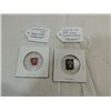Image 1 : LOT 2 MASONIC SYMBOL ON STONE & SIZE: RUBY 11.8X10