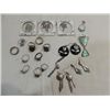 Image 1 : LOT 18 SOUTHWESTERN STERLING SILVER JEWELRY: RINGS