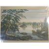 Image 1 : LOT 2 VINTAGE FRAMED PRINTS HUDSON RIVER PORTFOLIO