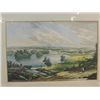 Image 2 : LOT 2 VINTAGE FRAMED PRINTS HUDSON RIVER PORTFOLIO