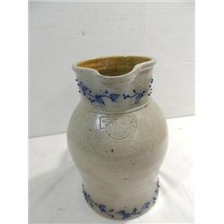 SALMON FALLS SALT GLAZE STONEWARE MILK PITCHER