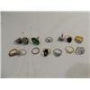 Image 1 : LOT 14 VINTAGE JEWELRY VARIOUS STYLE LADY'S RINGS