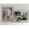 Image 1 : LOT 2 16X12 MOVIE STAR IMAGES ON PRESS METAL: