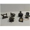 Image 1 : LOT 6 VINTAGE DIE CAST METAL PENCIL SHARPENERS