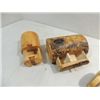 Image 2 : LOT 3 ASPEN WOOD PUZZLE TINDER JEWELRY BOXES