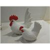 Image 2 : LOT 5 CONTEMPORARY CERAMIC ROOSTER & HENS