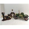 Image 1 : LOT 3 VINTAGE (2) WHISKEY DECANTERS & 1 BOTTLE