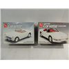 Image 1 : LOT 2 AMT  ERTL PLASTIC MODEL KIT 1990 CORVETTE &