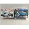 Image 1 : LOT 2 REVELL & MPC PLASTIC MODEL KIT 1997 CORVETTE