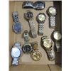 Image 1 : LOT 10 MENS QUARTZ WRIST WATCHES: ORLANDO, ROSRA,