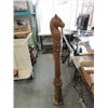 Image 1 : 58"H CAST IRON HORSE POST WITH RING - VERY HEAVY