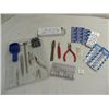 Image 1 : BOX LOT OF WRIST WATCH REPAIR TOOLS & SUPPLIES