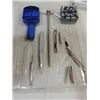 Image 3 : BOX LOT OF WRIST WATCH REPAIR TOOLS & SUPPLIES