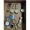 Image 1 : LOT 8 MENS QUARTZ WRIST WATCHES: ROSRA, EYKI,