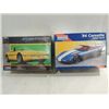 Image 1 : LOT 2 MONOGRAM PLASTIC MODEL KIT 1987 CORVETTE &
